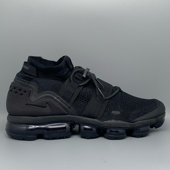 Nike Air VaporMax Utility Triple Black Shoes AH6834-001 Men\'s‎ Sz 14 main image 5